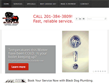Tablet Screenshot of blackdogplumbing.com